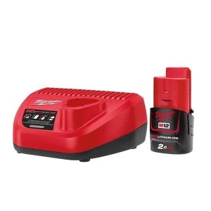 image of Milwaukee Power Tools M12 NRG-201 Energy Kit 12V 1 x 2.0Ah Li-ion