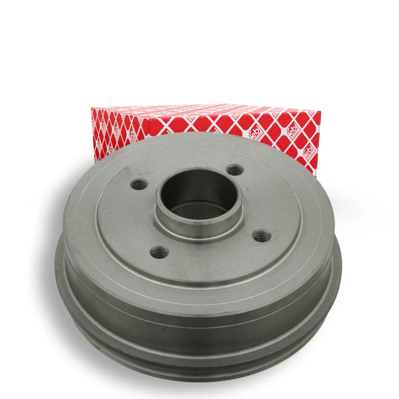 Image of FEBI BILSTEIN 09029 Brake Drum Rear Axle, Ø: 208mm, without wheel bearing Brake Drum (123)