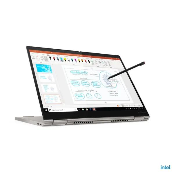 image of Lenovo ThinkPad X1 Titanium Yoga Gen 1 i7-1160G7 Hybrid (2-in-1) 34.3cm (13.5") Touch Screen Intel Core i7 16GB LPDDR4x-SDRAM 1000 GB SSD W