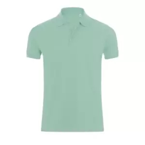 Image of SOLS Mens Phoenix Short Sleeve Pique Polo Shirt (3XL) (Mint)