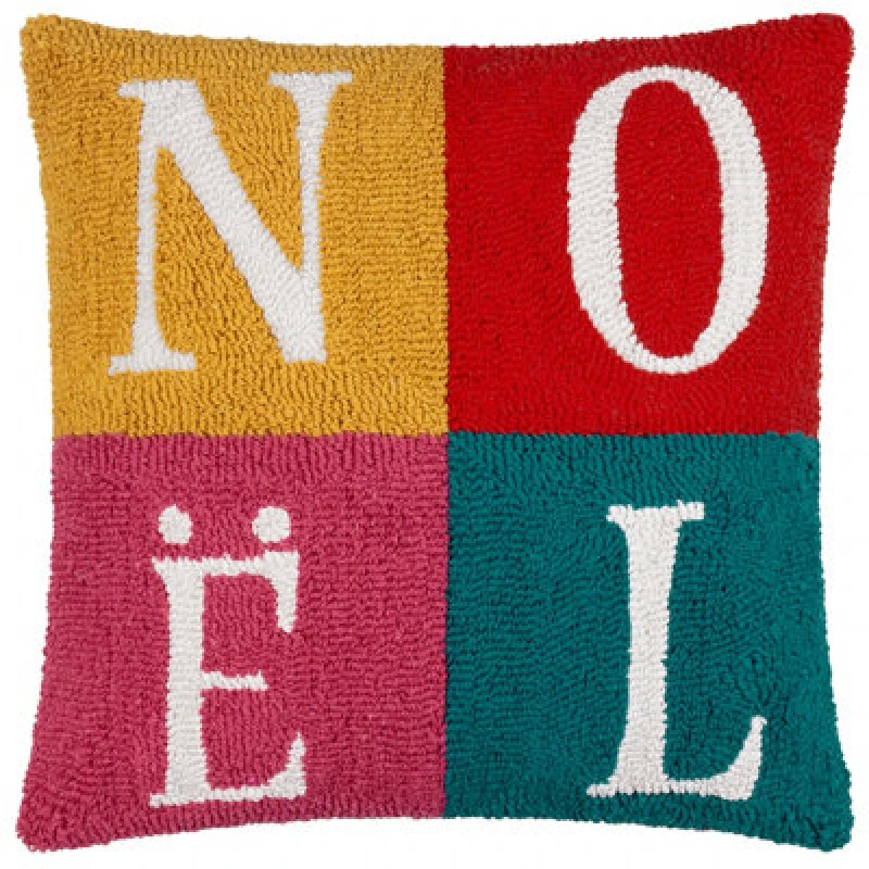 Image of Furn Furn Noelle Loop Tufted Cushion Size: 45cm x 45cm Multi 45cm x 45cm Unisex 5025532360793