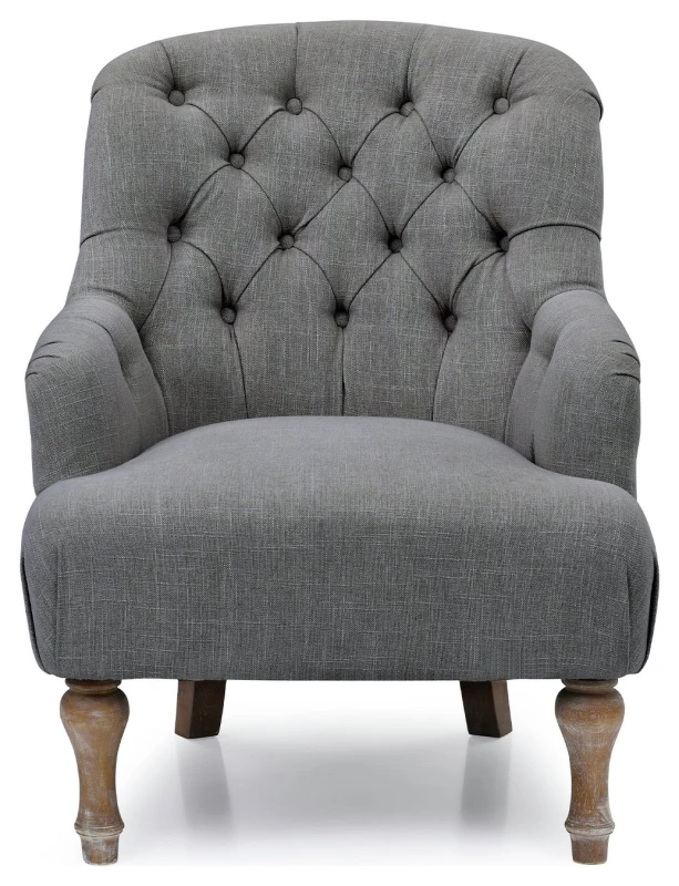 Image of Kyoto Kyoto Charlie Fabric Armchair - Charcoal