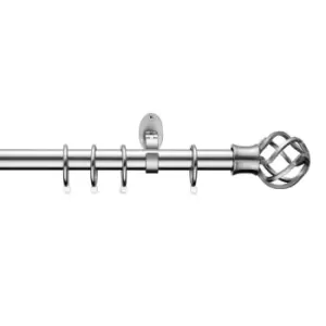 Image of Little Black Book 25/28Mm Cage Finial Curtain Pole Steel 1.1-3M