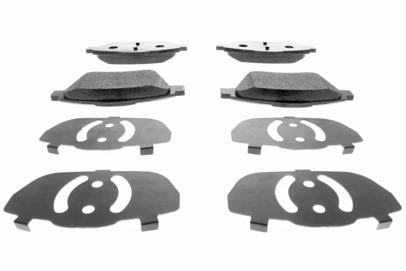 Image of VAICO V22-0155 Brake pad set Front Axle, not prepared for wear warning indicator, Q+, original equipment manufacturer quality Brake Pad Set,disc brak