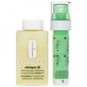 Image of Clinique Moisturisers iD Dramatically Different Moisturizing Lotion 115ml and Active Cartridge Concentrate for Irritation 10ml