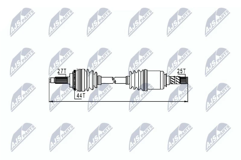 Image of NTY Drive shaft NTY NPW-SB-009