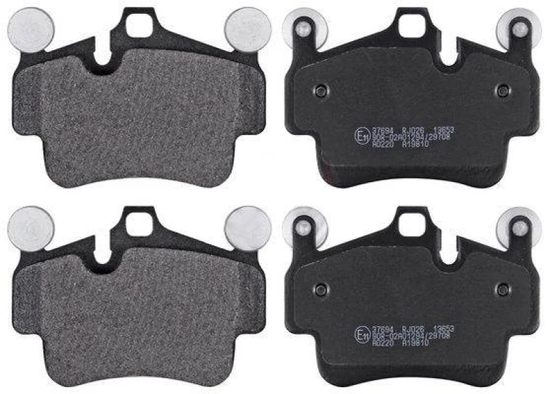 Image of A.B.S. 37694 Brake pad set prepared for wear warning indicator Brake Pad Set,disc brake (402)