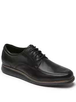 Image of Rockport Tm Craft Apron Toe Casual Shoe - Black, Size 10, Men
