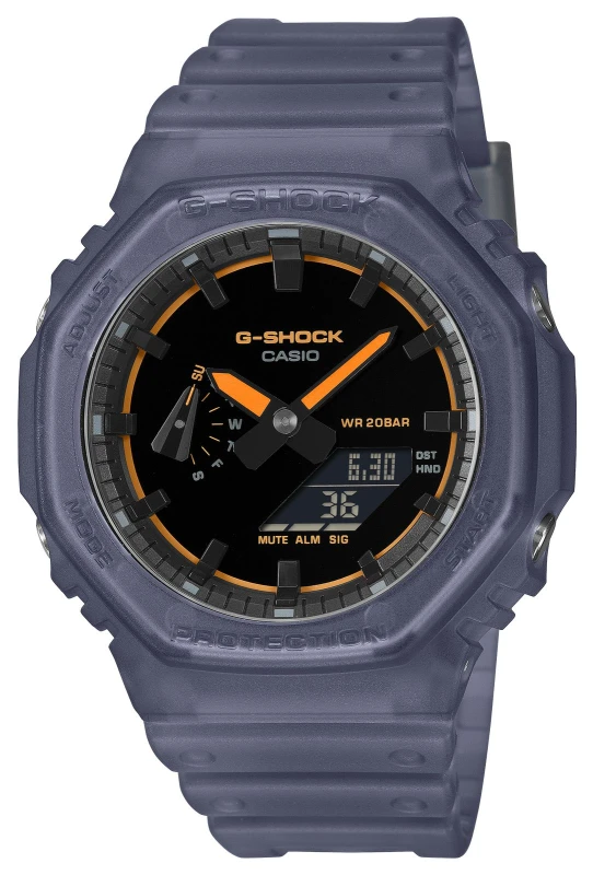 Image of Casio G-SHOCK GA-2100K-2AER Smokey Blue Resin Strap Watch - W17589