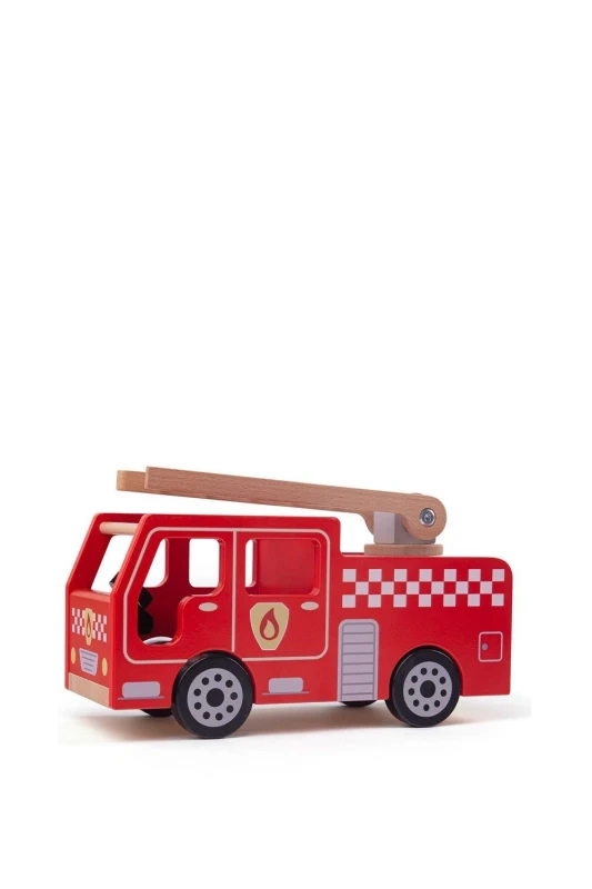 Image of Bigjigs Toys City Fire Engine Red unisex