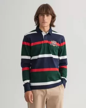 Image of GANT Men Banner Shield Heavy Rugger (L) Green