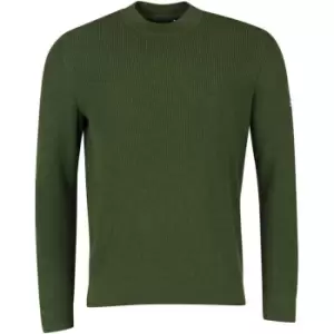 Image of Barbour International Corser Crew Knitshirt - Green