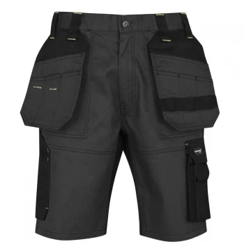 image of Dunlop Stretch Shorts - Charcoal/Black