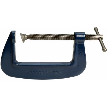 image of Irwin - T1194 Record 119 Medium-Duty Forged G Clamp 100mm / 4in