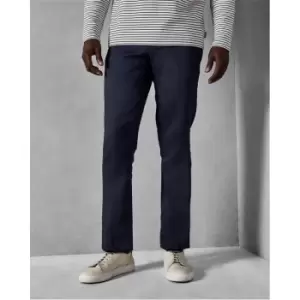 Image of Ted Baker Butler Linen Trousers - Blue