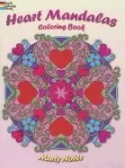 Image of heart mandalas coloring book