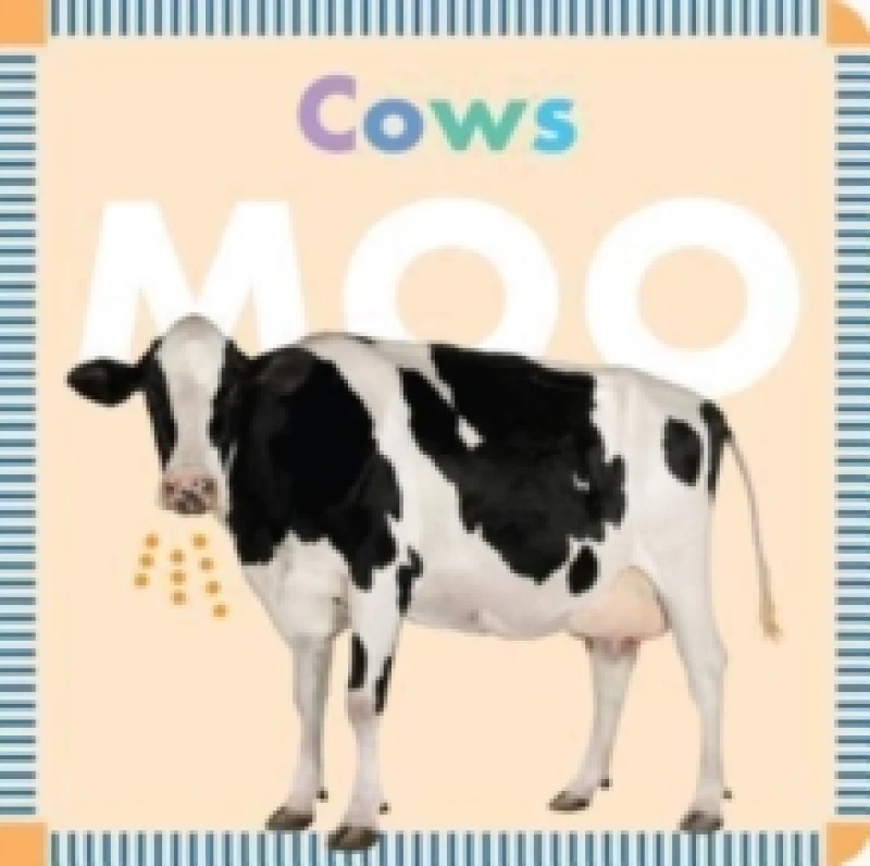 Image of Rebecca Glaser Farm Animals: Cows Moo Book Multi unisex