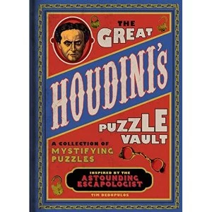 Image of The Great Houdini's Puzzle Vault A Collection of Mystifying Puzzles Inspired by the Astounding Escapologist Hardback...