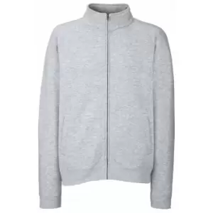 Image of Fruit Of The Loom Mens Full Zip Sweat Jacket (2XL) (Heather Grey)