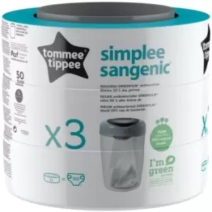 image of Tommee Tippee Simplee refill cassette 3 pc