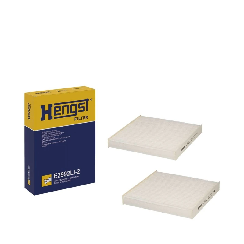 Image of HENGST FILTER E2992LI-2 Pollen filter Pollen Filter Filter,interior air (424)
