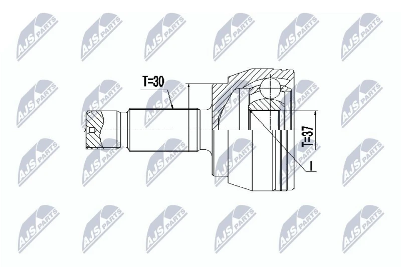 Image of NTY CV joint kit NTY NPZ-ME-025