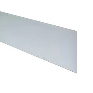 image of 6mm Splashwall White Bevelled Glass Upstand (L)0.9m