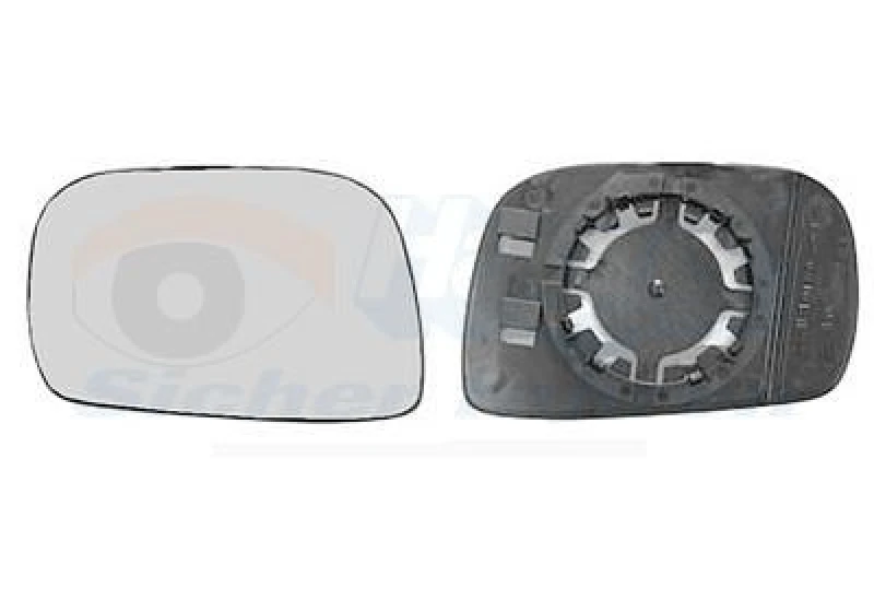 Image of VAN WEZEL Wing mirror glass VAN WEZEL 3701833