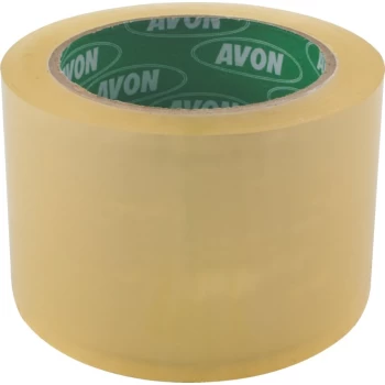 image of Clear Polypropylene Low Noise Tape - 75MM X 66M