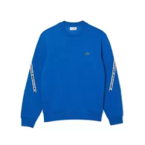 Lacoste Tape Crew Sweatshirt - Blue