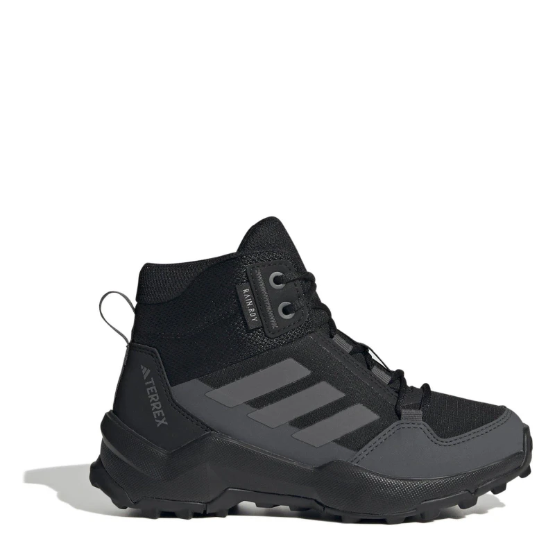 Image of adidas Terrex AX4R Mid Hiking Boots Juniors - Black 3