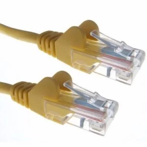 Image of Zexum Yellow RJ45 Cat5e High Quality 24AWG Stranded Snagless UTP Ethernet Network LAN Patch Cable - 7 Meter