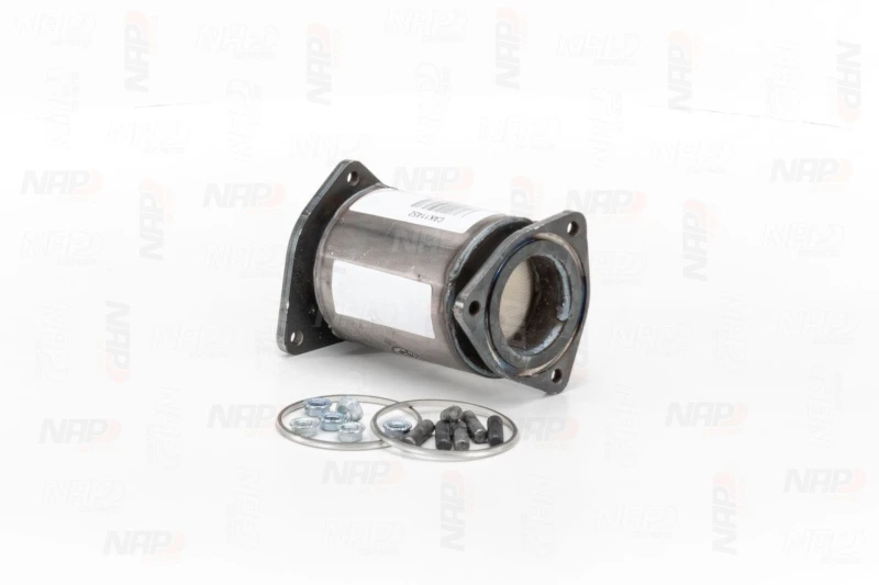 Image of NAP carparts CAK11452 Catalytic Converter with fastening/mounting material Catalyst Converter (429)