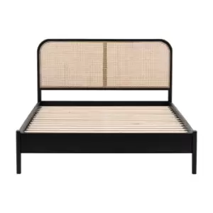 Image of Gallery Interiors Sawyer Bed in Black & Natural King