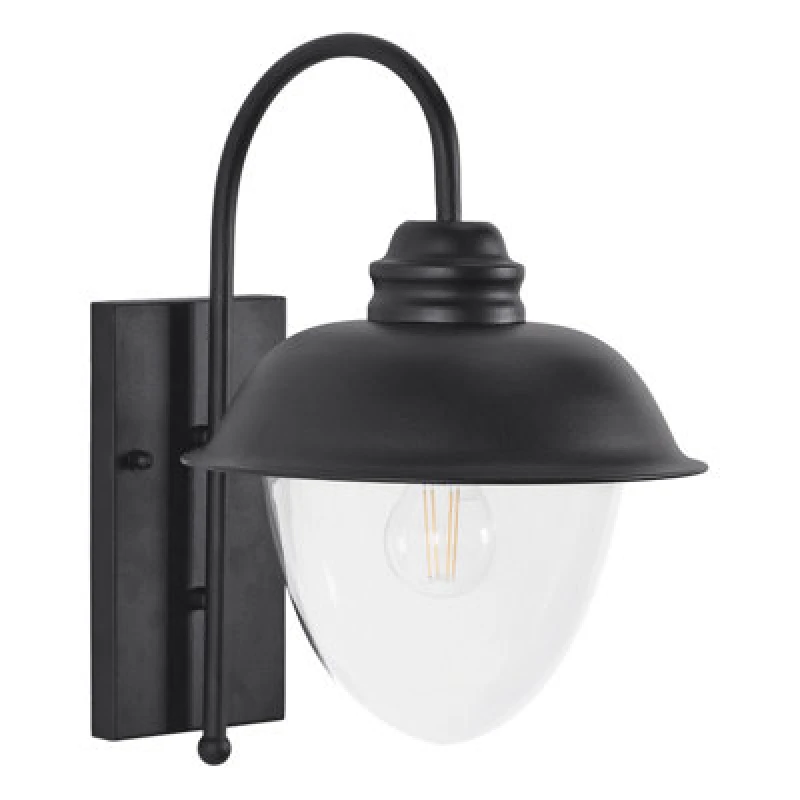 Image of Beliani Outdoor Wall Light Banka Black