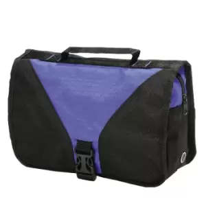 image of Shugon Bristol Folding Travel Toiletry Bag - 4 Litres (Pack of 2) (One Size) (Royal/Black)