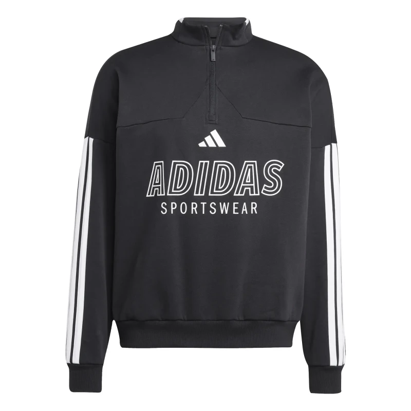 Image of Adidas Sweat jacket 1/2 zip adidas House Of Tiro Noir Male XL