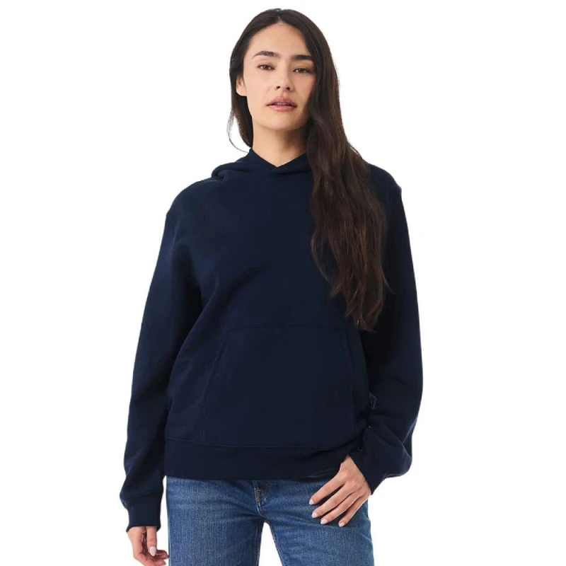 Image of Bella + Canvas Mens Heavyweight Pullover Hoodie in Navy Size: Large Navy Male L