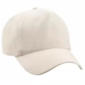 image of Beechfield Unisex Plain Original 5 Panel Baseball Cap (One Size) (Natural)