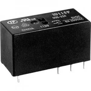 image of PCB relays 12 Vdc 12 A 1 change over Hongfa HF115F