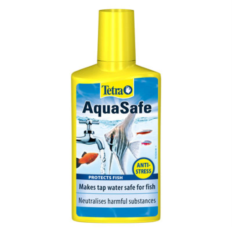 Image of Tetra Aquasafe To Turn Tap Water Into Safe And Healthy Water For Fish And Plants, 250 Ml