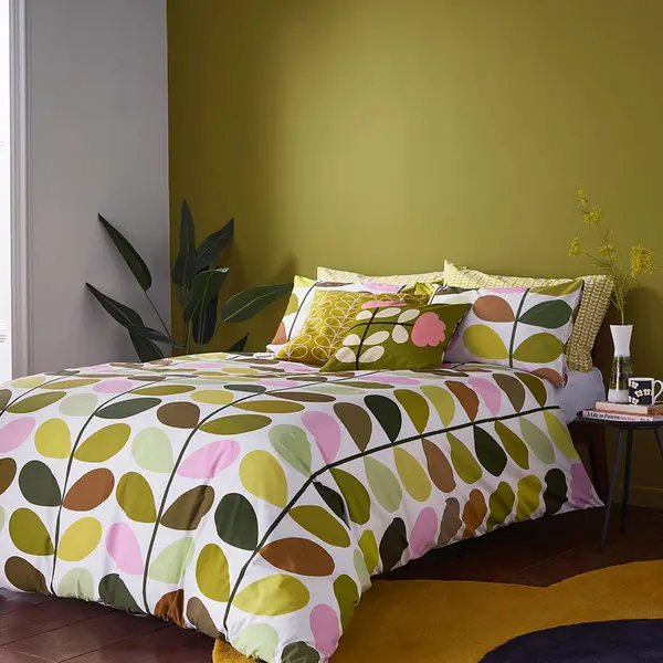 Orla Kiely Multistem Spring Duvet Set Super King, Spring