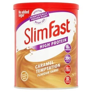 image of SlimFast High Protein Caramel Temptation Flavour Powder 438g