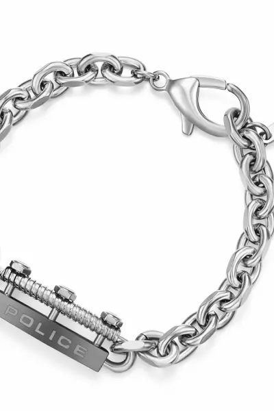 Image of Police Jewellery Gents Police Bolt Bracelet PEAGB2211214