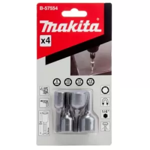 image of Makita B-57554 Magnetic Nut Setters (4 Piece)