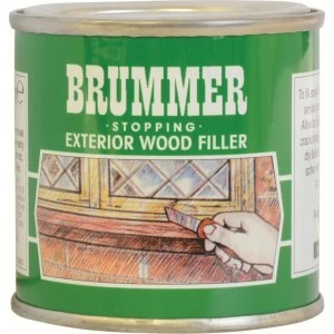 image of Brummer Green Label Exterior Stopping Wood Filler Ebony 225g