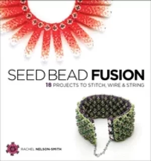 Image of seed bead fusion 18 projects to stitch wire and string