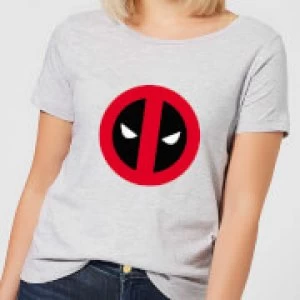 Marvel Deadpool Clean Logo Womens T-Shirt - Grey - XL