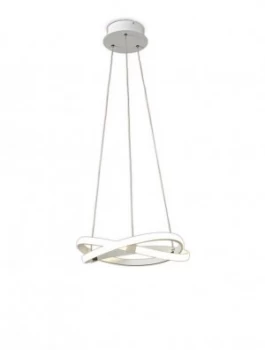 Image of Ceiling Pendant 30W LED 3000K, 2500lm, White Acrylic