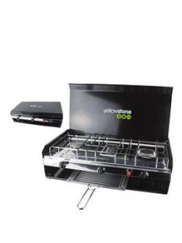 image of Yellowstone Double Burner With Grill And Lid